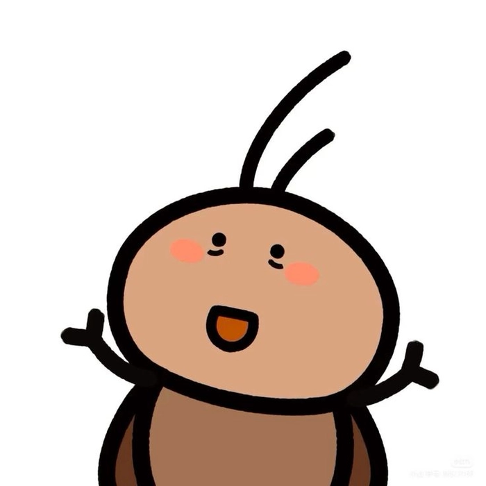 Sticker con gián cute phong cách độc lạ