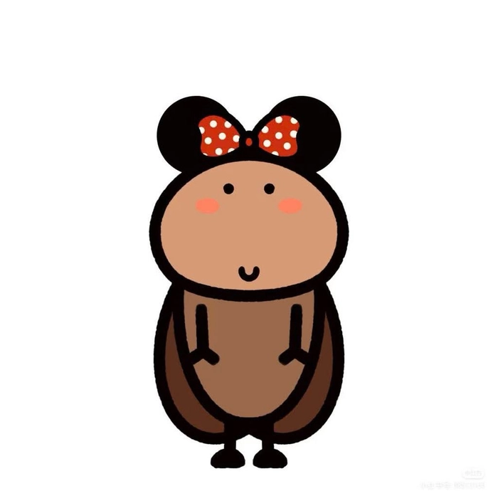 Sticker con gián tạo điểm nhấn vui vẻ