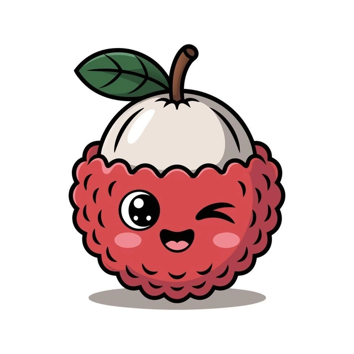 Sticker cute hình trái cây đáng yêu