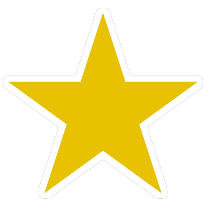 Sticker dán hình ngôi sao trang trí cá nhân