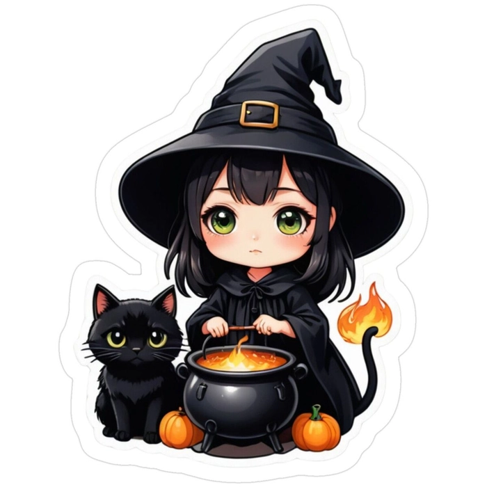 Sticker dán mặt Halloween phong cách vui