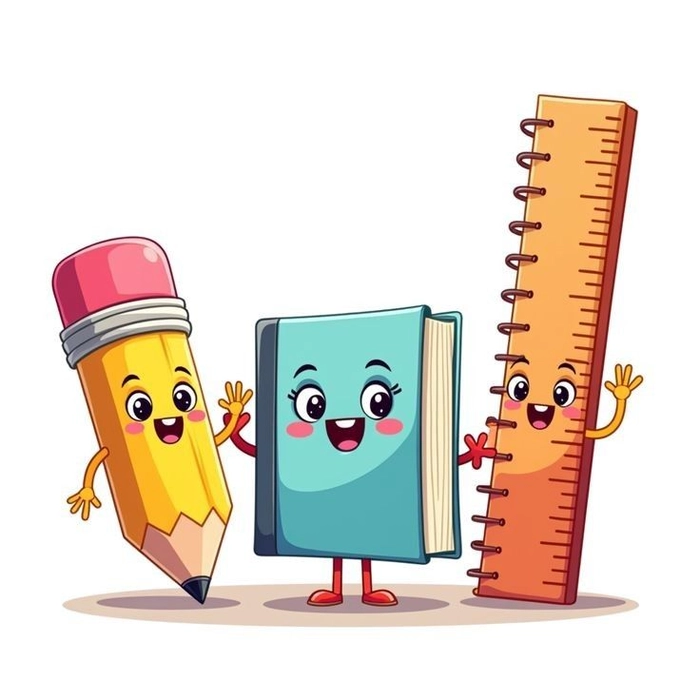 Sticker đồ dùng học tập giúp học không chán