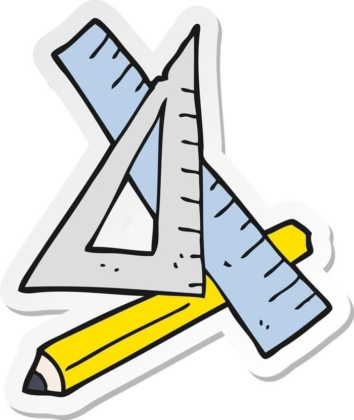 Sticker đồ dùng học tập phong cách đáng yêu