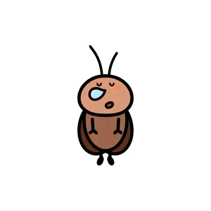 Sticker hình con gián cho người thích meme vui