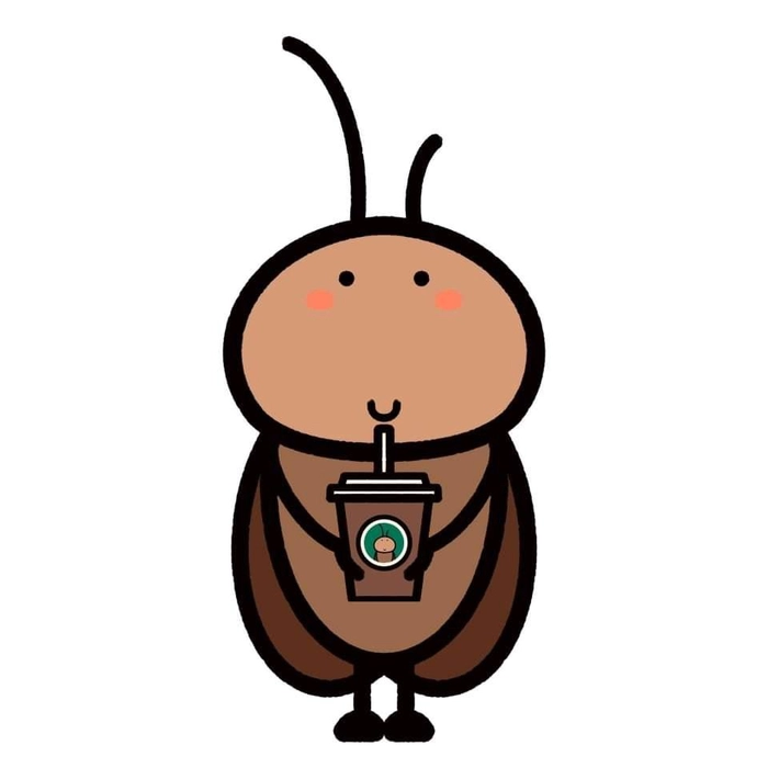 Sticker hình con gián phong cách lầy