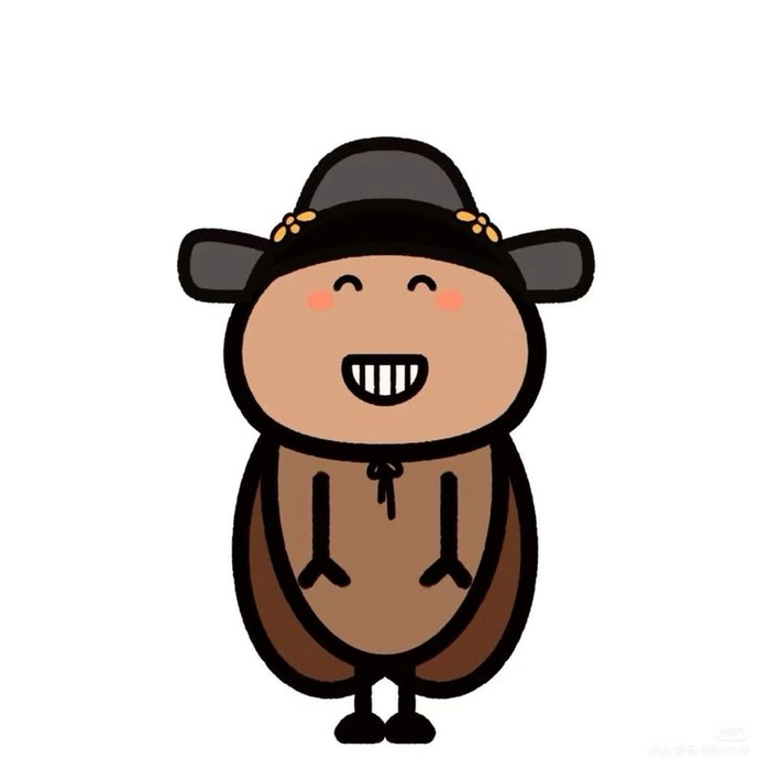 Sticker hình con gián tạo điểm nhấn vui