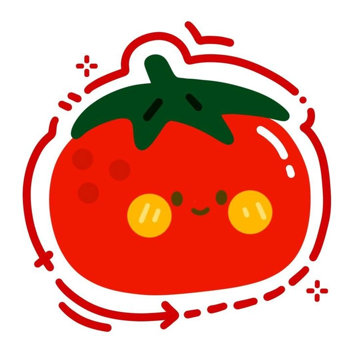 Sticker hình trái cây cute dùng mạng xã hội