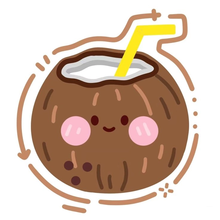 Sticker hình trái cây cute