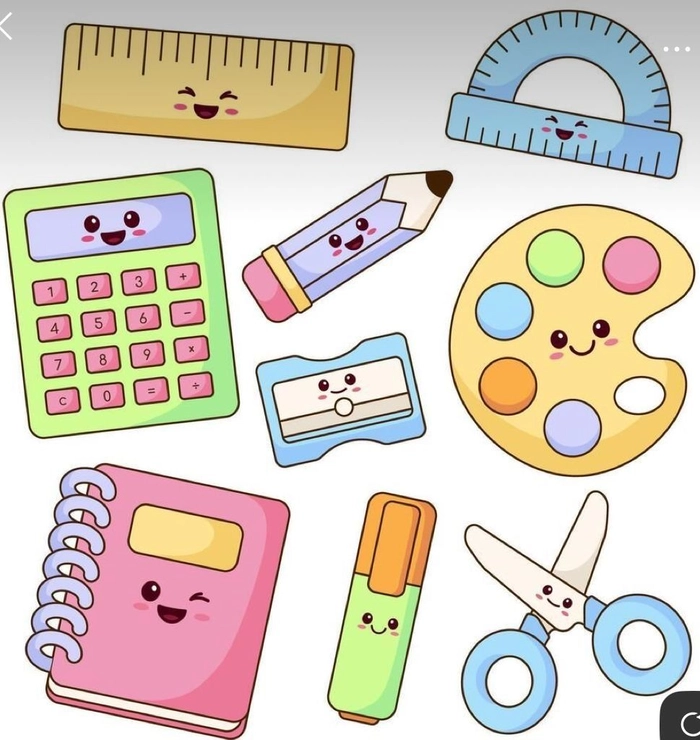 Sticker học tập cute dễ kết hợp ghi chú