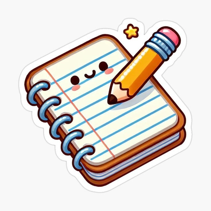 Sticker học tập cute dùng cho planner