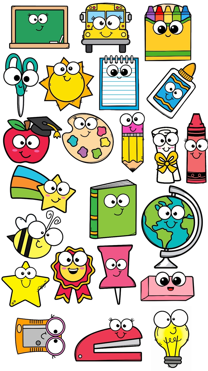 Sticker học tập trang trí trang vở