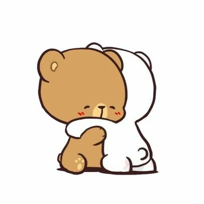 Sticker muốn ôm giúp trò chuyện thêm ấm