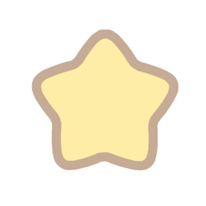 Sticker ngôi sao dùng cho trang trí ghi chú