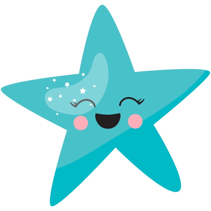 Sticker ngôi sao dùng cho trang trí hằng ngày