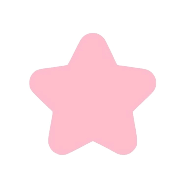 Sticker ngôi sao phong cách nhẹ nhàng