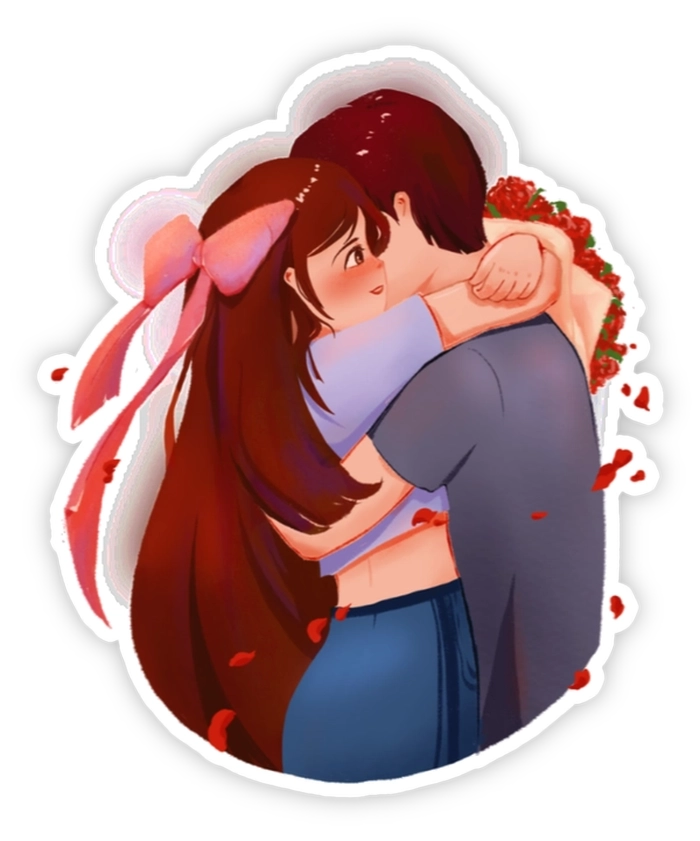 Sticker ôm an ủi khi cần động viên