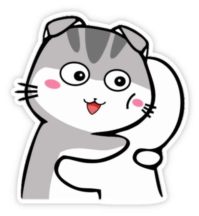 Sticker ôm dùng để gửi cảm xúc tích cực