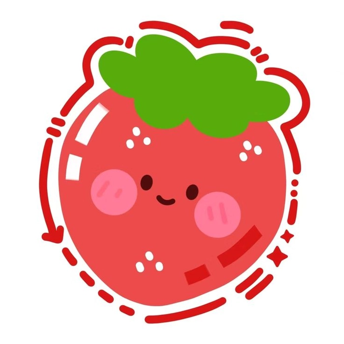 Sticker trái cây cute cho story