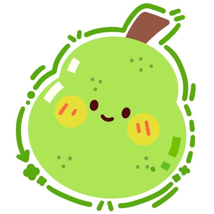 Sticker trái cây cute dùng online