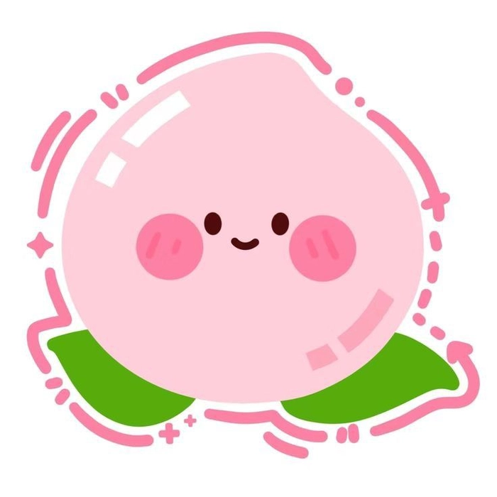 Sticker trái cây cute phong cách dễ thương