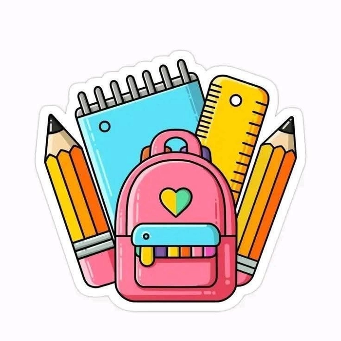 Sticker về học tập dùng khi học bài