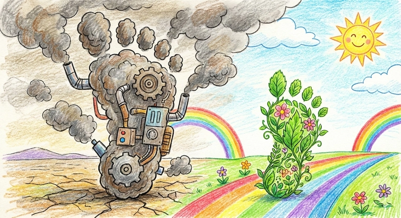 Tranh vẽ tiết kiệm năng lượng sáng tạo