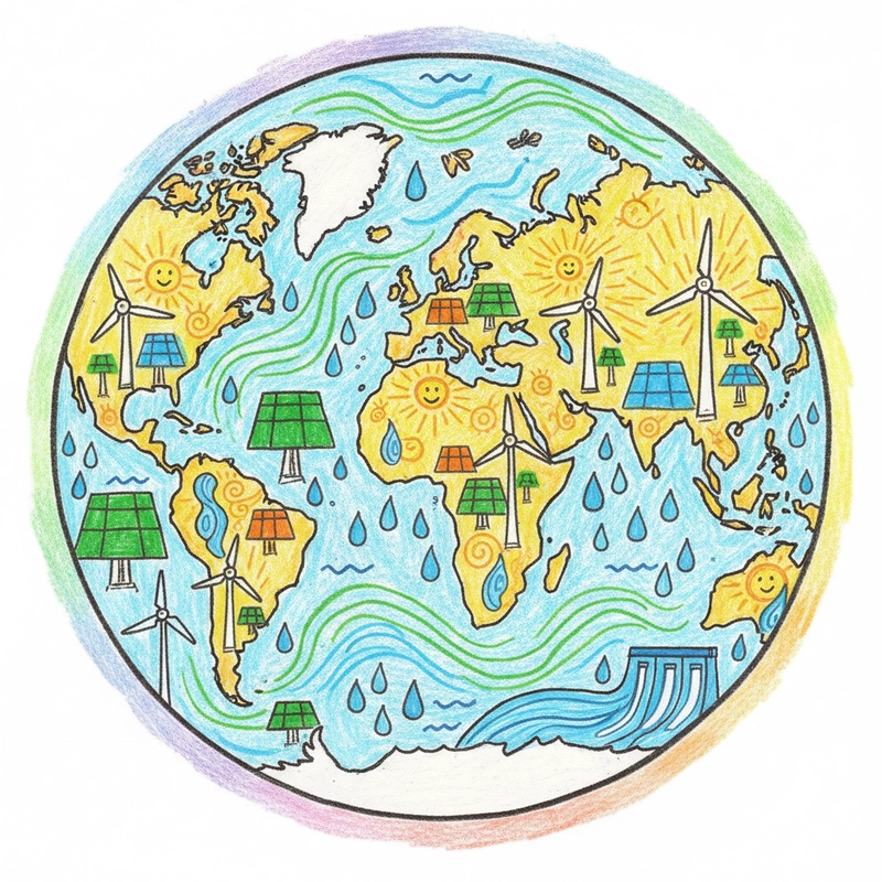 Tranh vẽ tuyên truyền tiết kiệm năng lượng