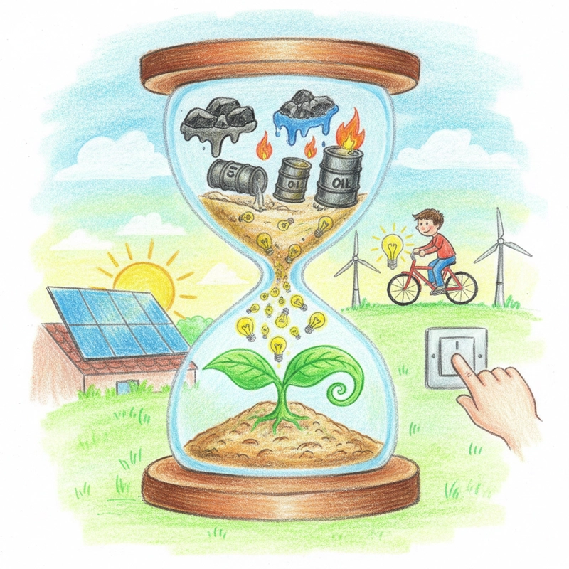 Vẽ tranh tiết kiệm năng lượng dễ vẽ