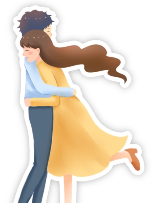 Sticker ôm ôm mang cảm giác ấm áp