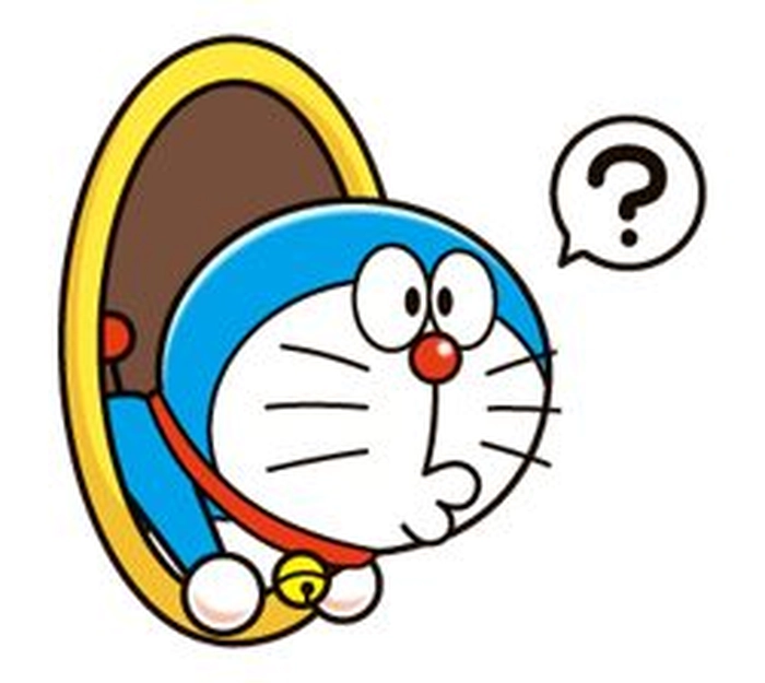 Doraemon sticker dùng bình luận