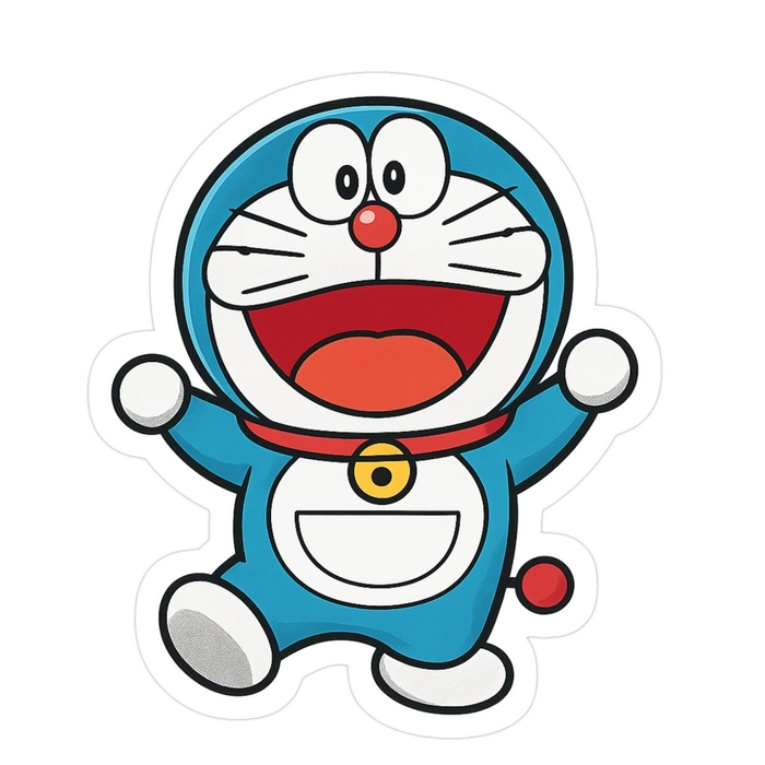 Doraemon sticker sinh động đáng yêu