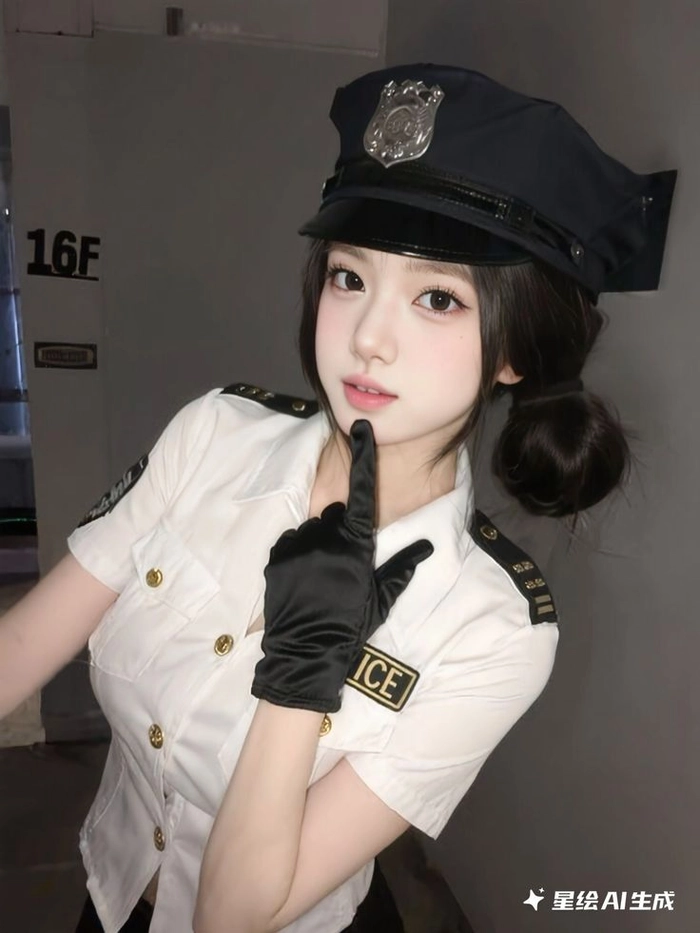 Gái xinh cosplay nữ cảnh sát thần thái cuốn hút