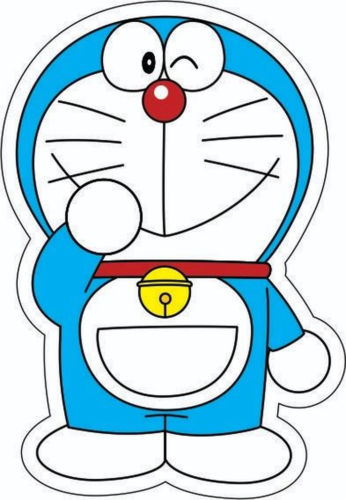 Hình sticker Doraemon chất lượng cao