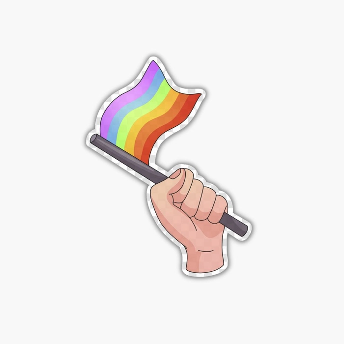 LGBT flag sticker cho trang cá nhân