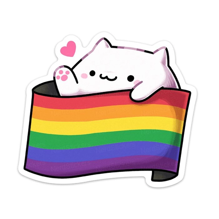 LGBT flag sticker trang trí cá nhân