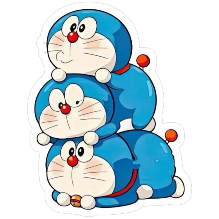 Sticker Doraemon cute dễ thương