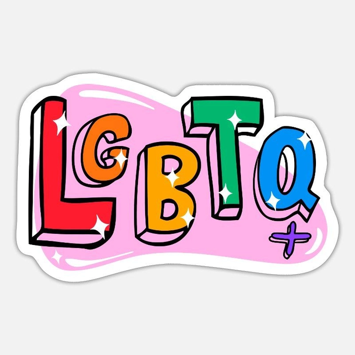 Sticker LGBT phong cách thân thiện