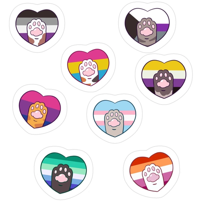 Sticker LGBT phù hợp nhiều nền tảng