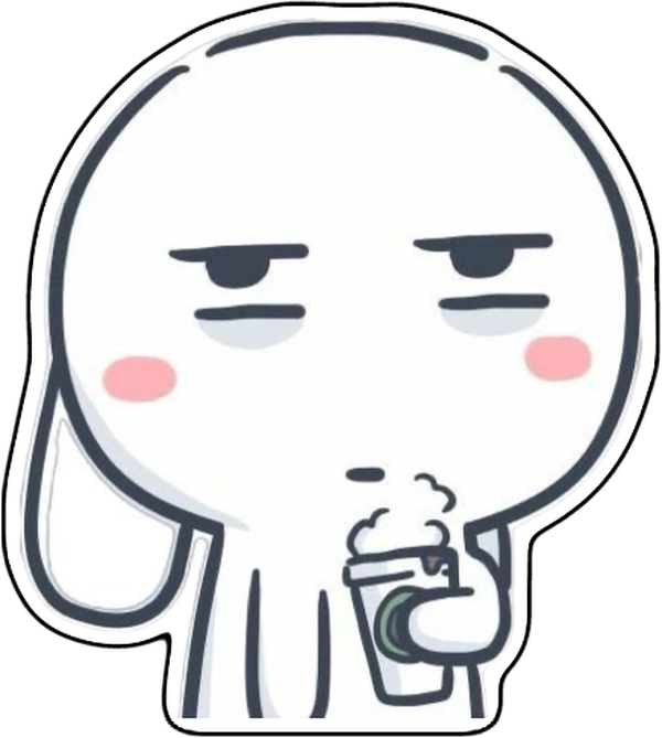 Sticker thỏ 7 màu cho chat online