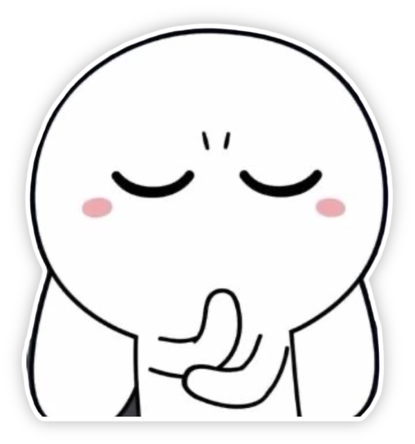 Sticker thỏ bảy màu nhàm nhang nhồ quen thuộc