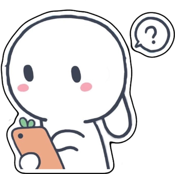 Sticker thỏ bảy màu zalo phong cách vui