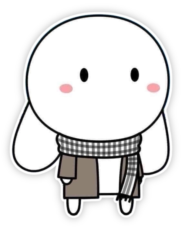 Thỏ bảy màu sticker dùng comment dạo