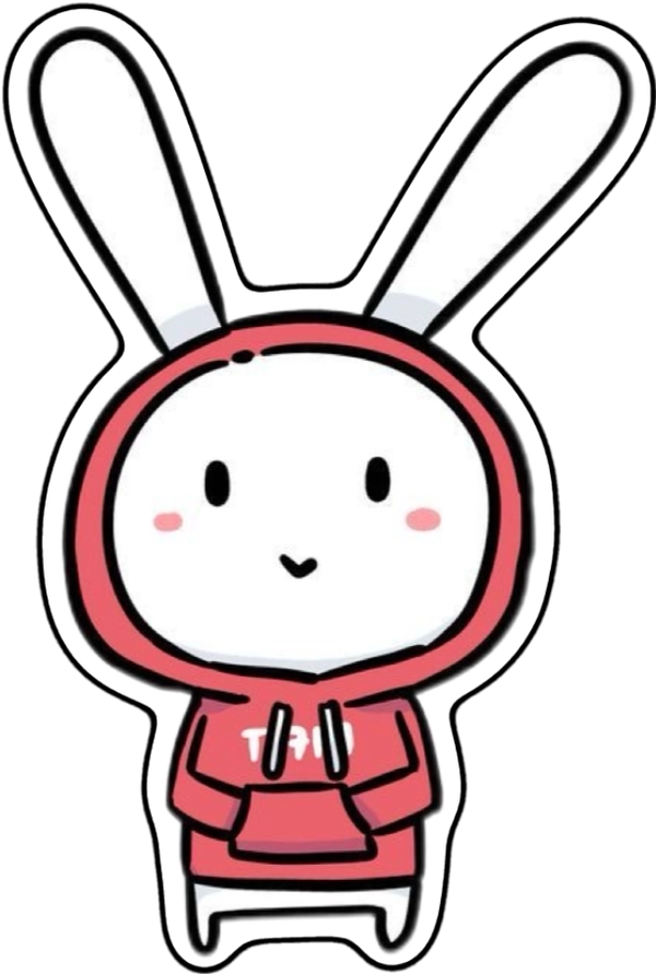 Thỏ bảy màu sticker mang chất meme Việt