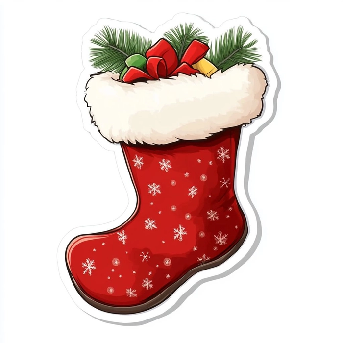 Sticker Noel đơn giản dễ tải