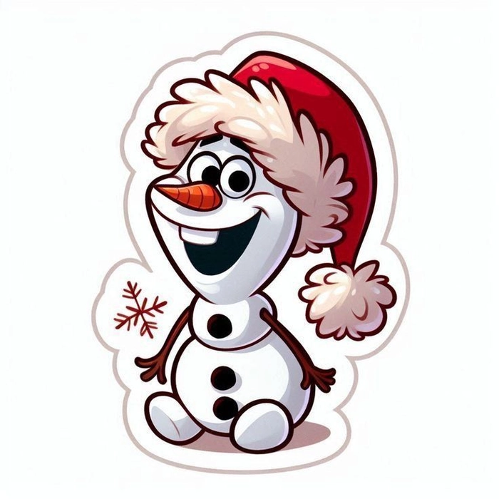 Sticker Noel đơn giản tinh tế