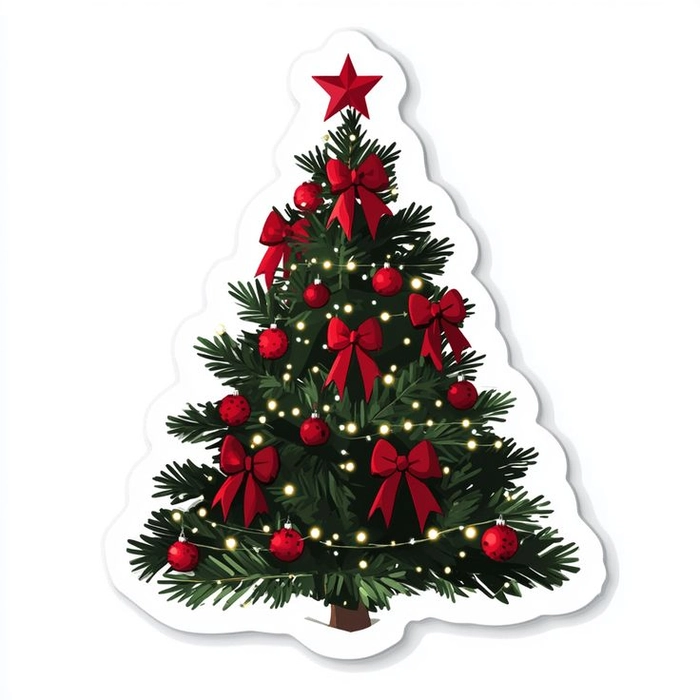 Sticker trang trí Noel nổi bật