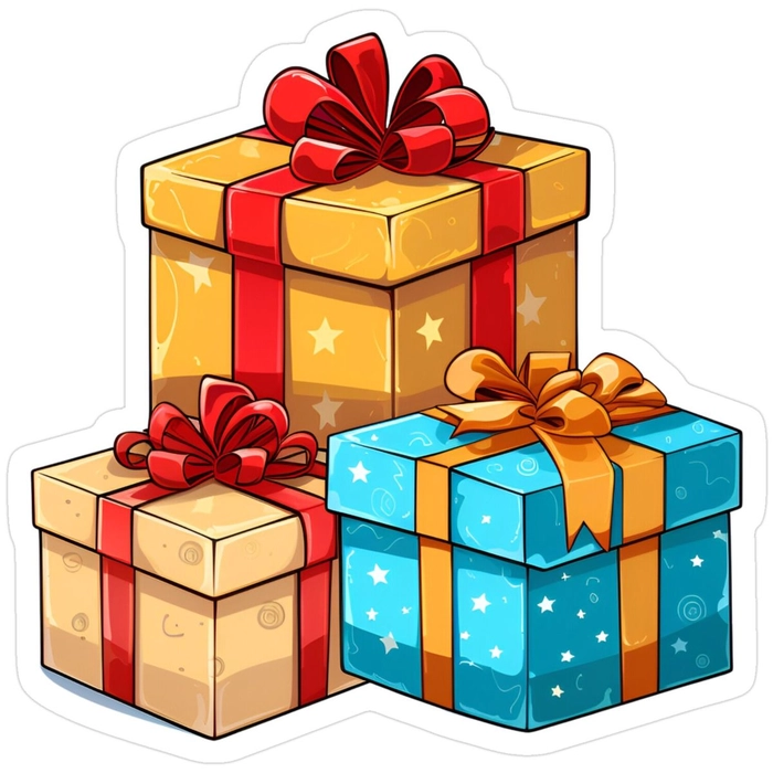 Sticker trang trí Noel phong cách trẻ