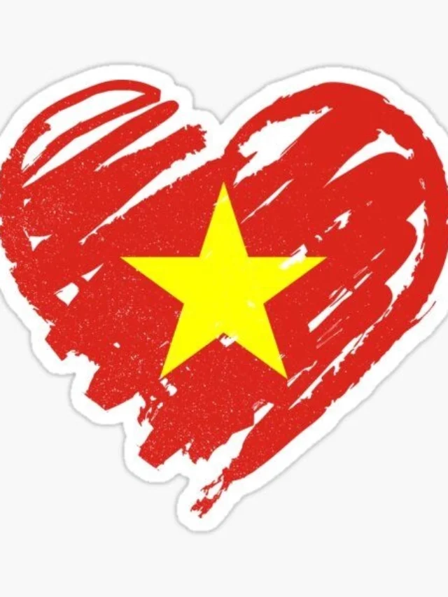 Sticker trái tim cute dùng chat