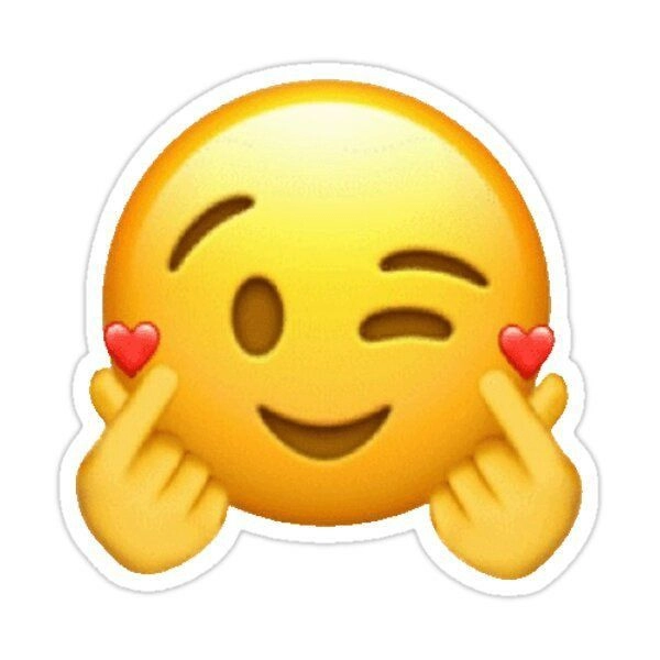Ảnh sticker mặt cười đáng yêu