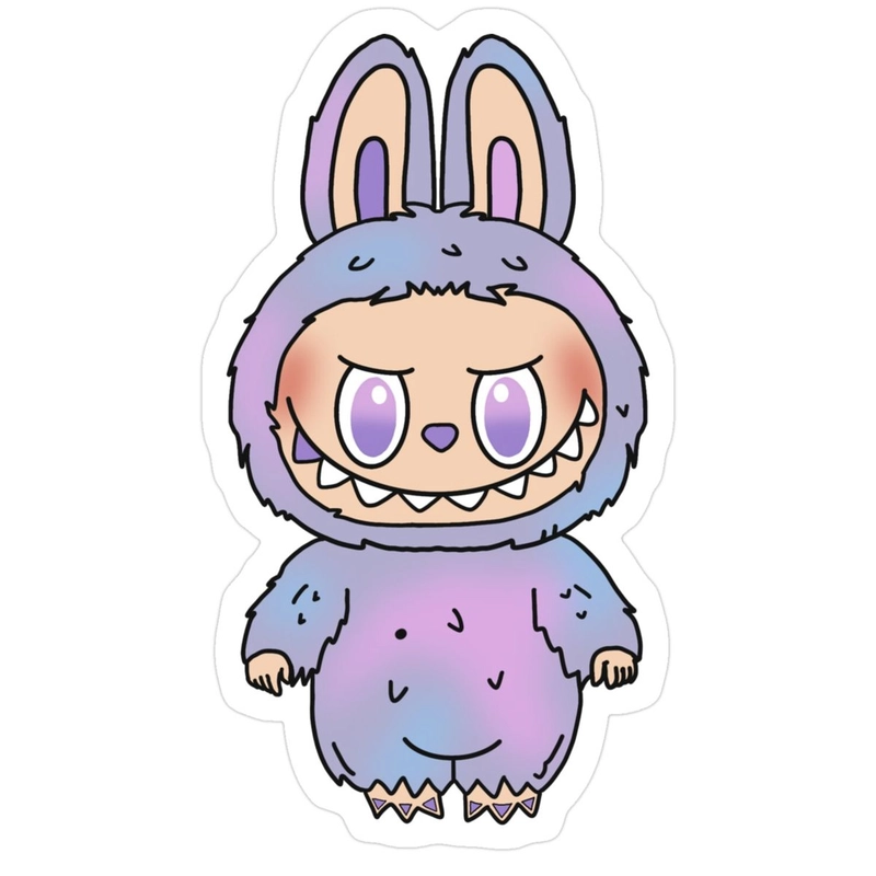 Hình Labubu sticker dễ thương